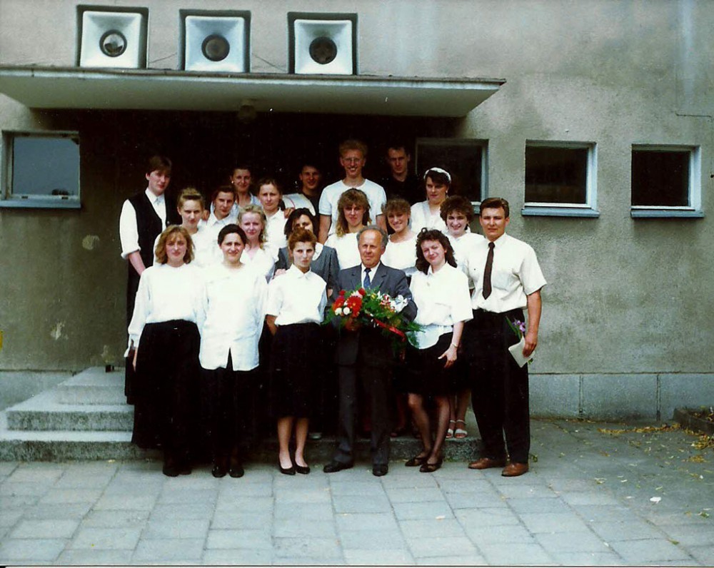 Zakończenie szkoły, czerwiec 1992 r. Kl.III TO3